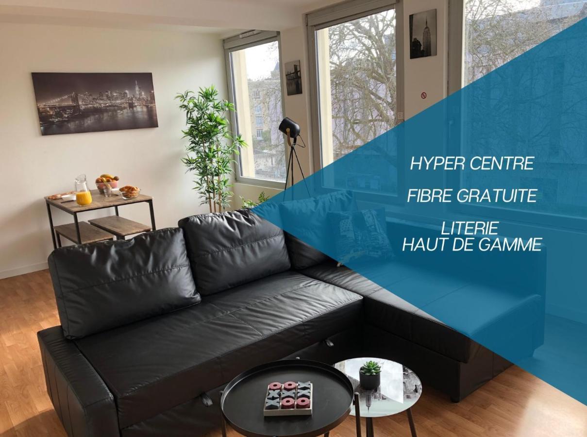 凯恩Hyper Centre - Wifi Fibre Gratuit - Jergweloh - Le New Yorkais公寓 外观 照片